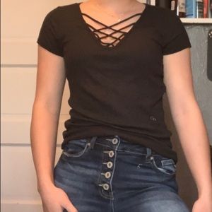 S Hollister short sleeved tee